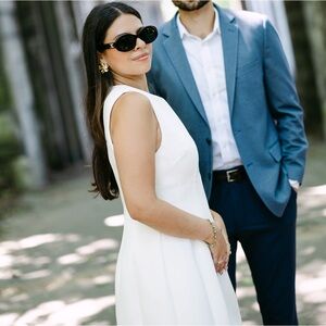 White Bridal Mini Dress